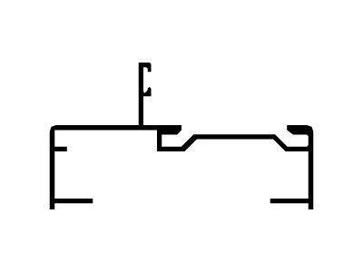 Marco puerta 44 mm p/bisagra encolizada
